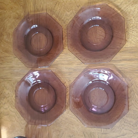 Hazel Atlas Moroccan Cups and Saucers 💜 - Picture 5 of 8